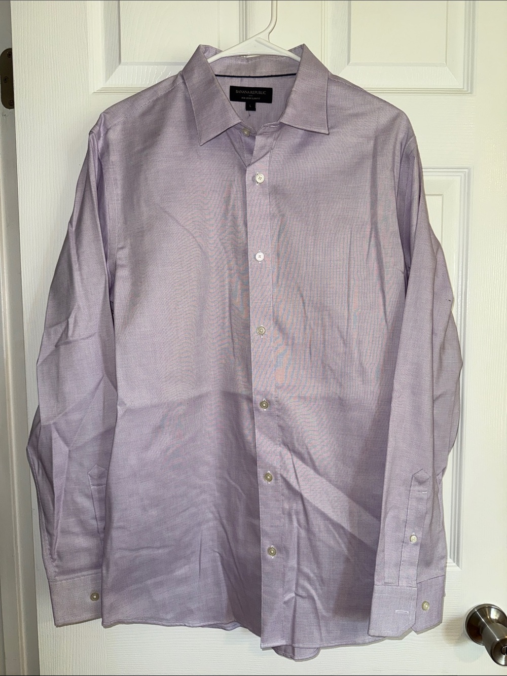 Banana Republic Men's Light Lavender Dress Shirt